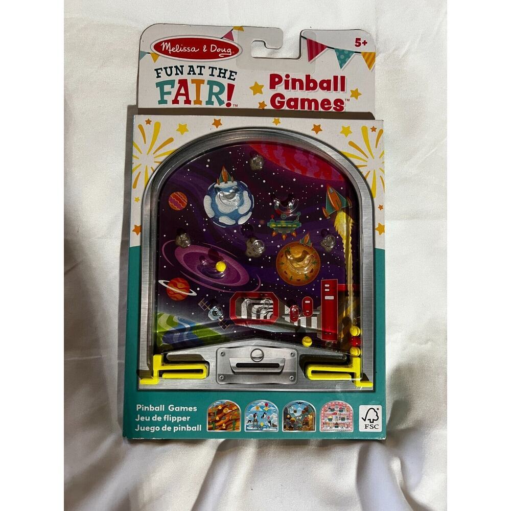 Pinball Games Fun at Fair Melissa & Doug High Quality Toy 2022 NEW (5 Games)